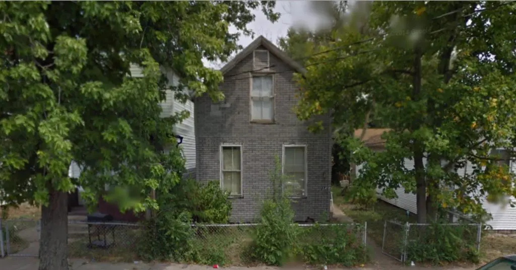 The house at 724 South 9th Street in Hamilton, Ohio [courtesy of Google Street Maps]